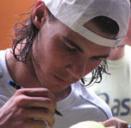 Rafael Nadal signing