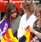 Vamos Brigade supporting Rafael Nadal at Queens