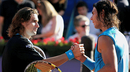 Rafael Nadal and Daavid Ferrer