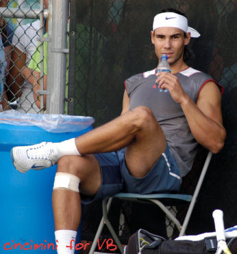 Rafael Nadal spots the VB