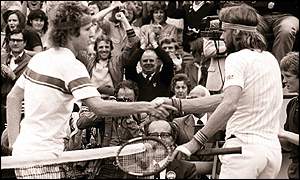 John McEnroe and Bjorn Borg