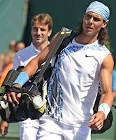 Rafael Nadal and Tommy Robredo