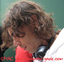 Rafael Nadal signing autographs at Queens